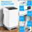 Homdox 2.4 Cubic Feet cu. ft. High-Efficiency Portable Washer with Child Safety Lock-94815495