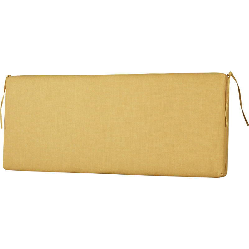 Coussin de siège d'extérieur, Citron, H 3 po x l 48 po x P 19 po
