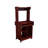 Microwave Cart Coffee Station Computer Cart on locking castors hutch gliding shelf -441769264