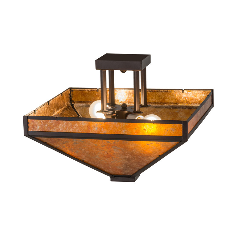 2 - Light Semi Flush Mount