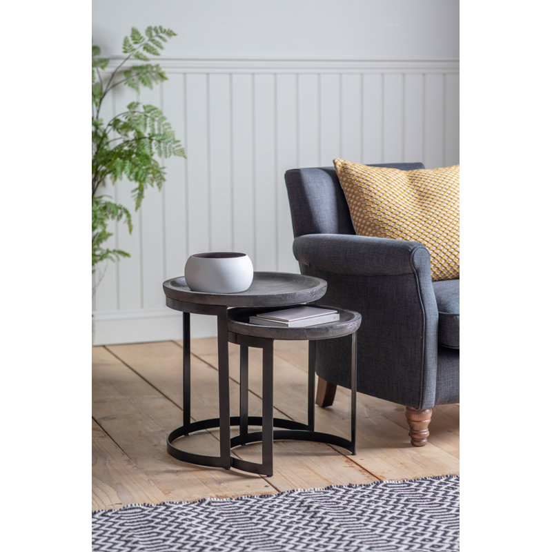 Nagel Tray Top Frame Nesting Tables