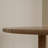 Modern simple round solid wood dining table set