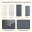 Armoire de cuisine Farmhouse, armoire de rangement haute autoportante avec 3 tablettes réglables, 8 tablettes de porte, 3 tiroirs pour la cuisine, la salle à manger-1480311693