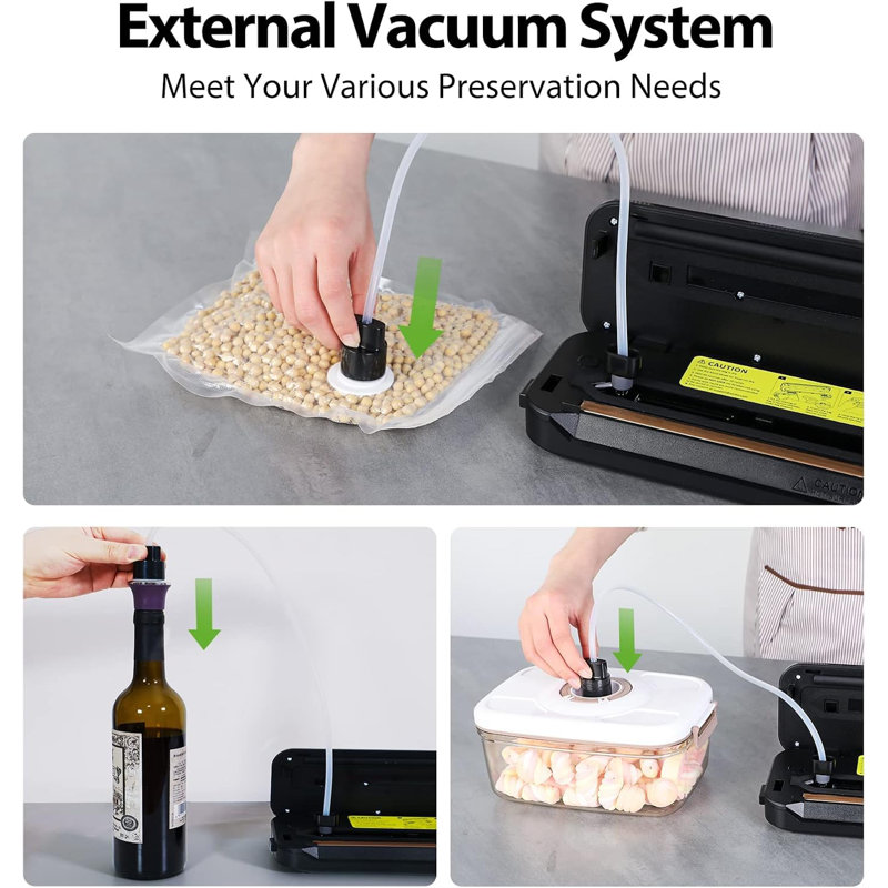 Compact Stainless Steel Automatic Food Vacuum Sealer Machine