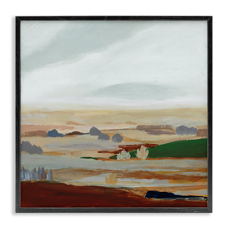 «August Layers Desert», art giclée dans le désert par Pamela Munger, Giclée encadrée noir minuit, H 12 po x l 12 po