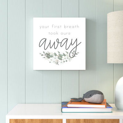 «Waterville Your First Breath», art sur toile