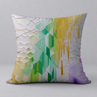 Abstract Reversible Throw Pillow