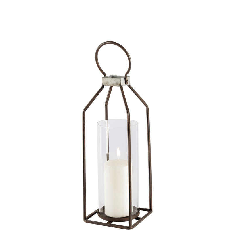 Lanterne de table, H 19 po x l 5,5 po x P 5,5 po