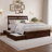 Lamareon Solid Wood Storage Platform Bed with Footboard & Under Bed Drawers-756382973-756382971