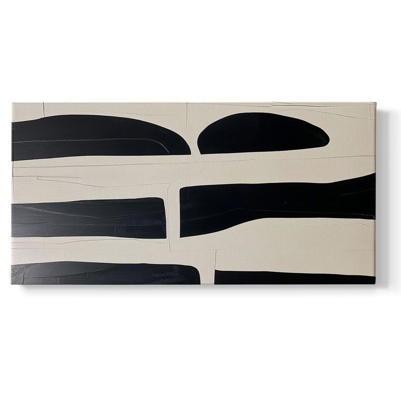 Abstract Series 7 #C-Gallery Wrapped Canvas, 16" H x 32" W