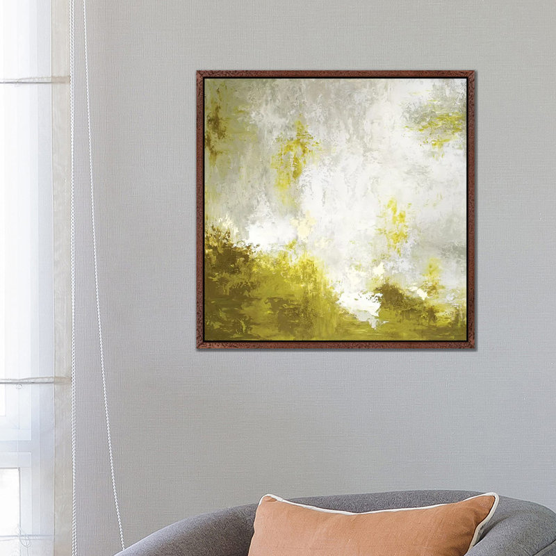 Peridot - Print on Canvas, 66.04 cm H x 66.04 cm W, Classic Brown Wood Framed