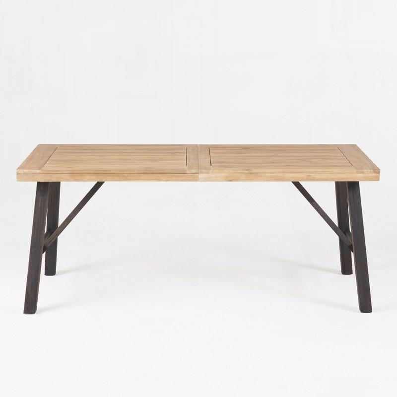 Outdoor Dining Table, Natural
