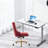 Office Chair,Modern Velvet Upholstered Tufted Button Home Office Chair with Golden Metal Base,Adjustable Desk Chair Swivel Office Chair-1948933351