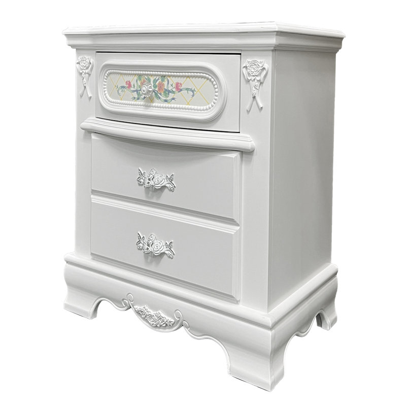 Sauval 2-Drawer Nightstand in White