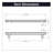 Monroe 12" Center to Center Bar Pull