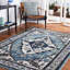 Tapis bleu-vert / ivoire Evanoff 261-1093982133
