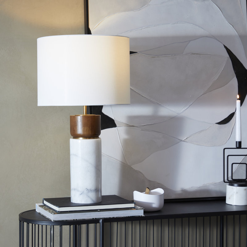 Lampe de table blanche 24,9 "