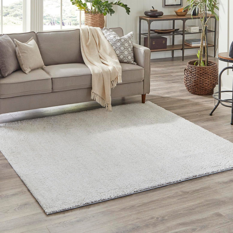 Axerpolis Jill Zarin Shaggy Shaggy Chic Rug, Square 6'5"