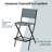 Folding Bar Stools Set Of 2 Backrest Humanized Footrest-302666419