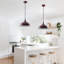 Giroux 1 - Light Burgundy Single Pendant-691485192