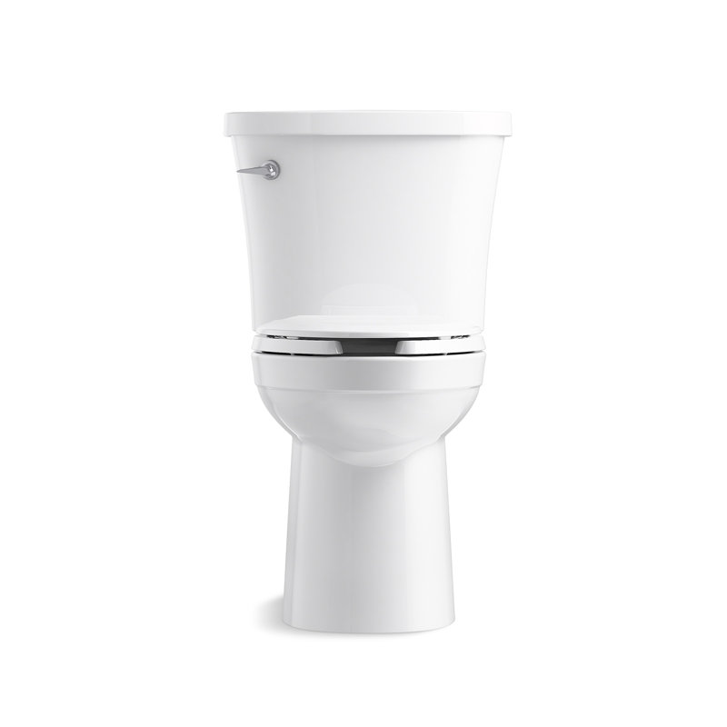 Kingston™ Comfort Height® two-piece elongated 1.28 gpf toilet with Class Five®, Left-Hand