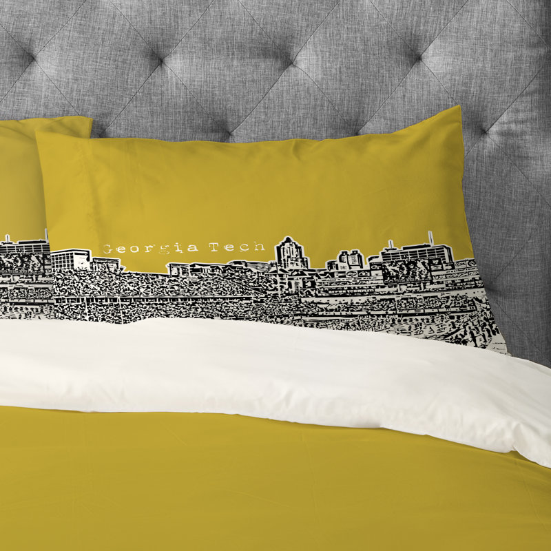 Bird Ave Georgia Tech Pillowcase, King