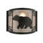 Happy Bear On The Loose 1 - Light Flush Mounted Sconce