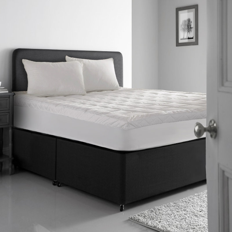 Surmatelas en polyester 400 fils, Très grand californien