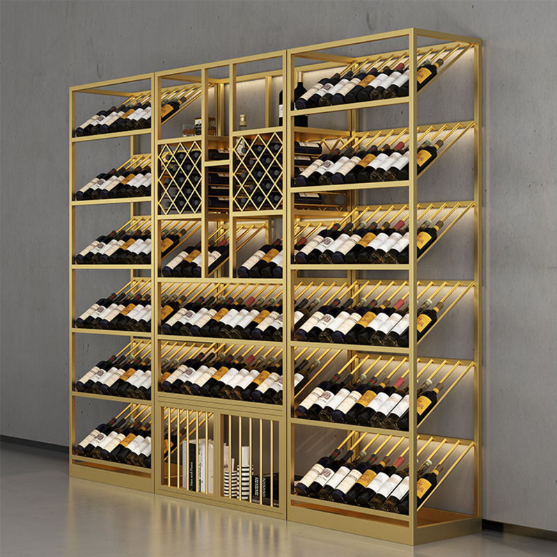 Refroidisseur à vin à plusieurs niveaux Winery, H 78,7 po x l 94,4 po x P 11,8 po