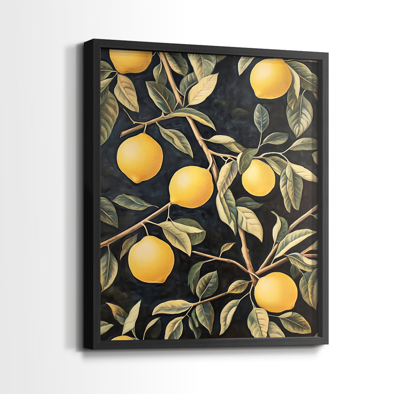 WM MORRIS Series DCXL  -Premium Framed Print -Ready to Hang - No Nails Required, 11" H x 9" W, Black