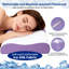Oreiller cervical ergonomique en mousse à mémoire de forme avec soutien profilé de la nuque et housse lavable en Tencel