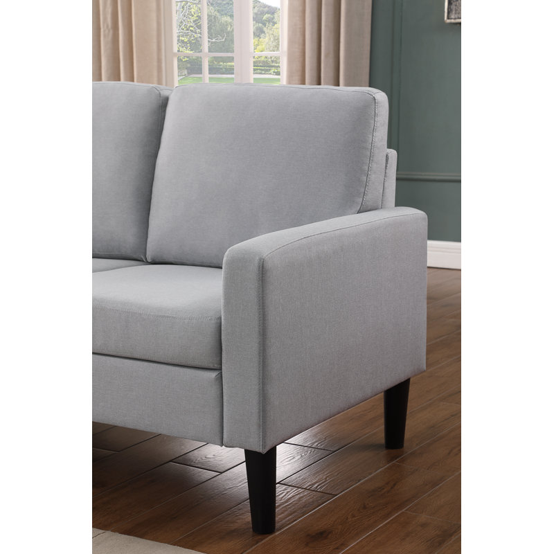 Ebern Designs Smyre 53" Square Arm Loveseat & Reviews | Wayfair