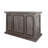 62.2" Grey Rectangular Solid Wood Reception Desk-2118981625