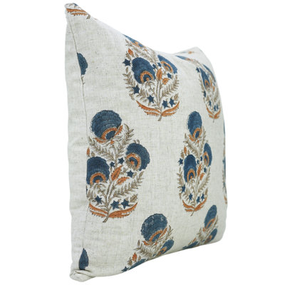 Fabdivine viscous linen throw Pillowcase Cushion Cover, Fall Decoration (Mohini )