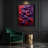 Abstract Figurative 74 Purple Canvas Wall Art-2087743050
