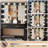 58.25”vanity Desk With Mirror And Charging Station, 8 Drawers And 2 Cabinets-1704558270