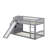 Twin Over Twin Bunk Bed With Slide-1032060410