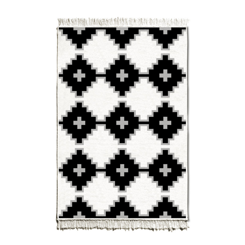 Espana Geometric Hand Woven Area Rug, Rectangle 100 x 150cm