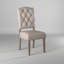 Chaise parsons capitonnée Bianca-1072565538