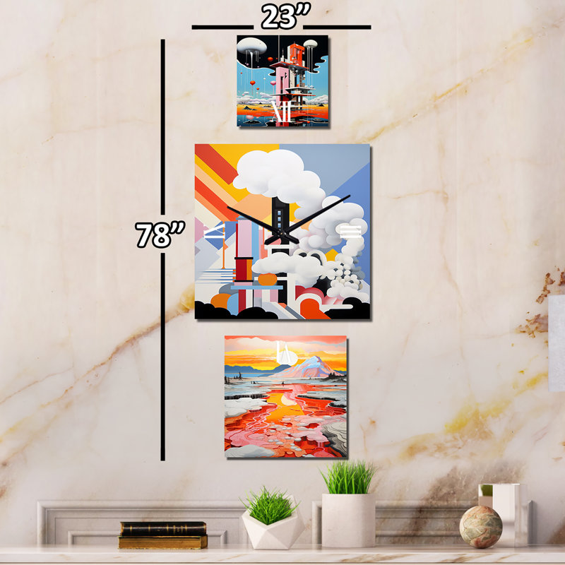 Korovia Metal Wall Clock