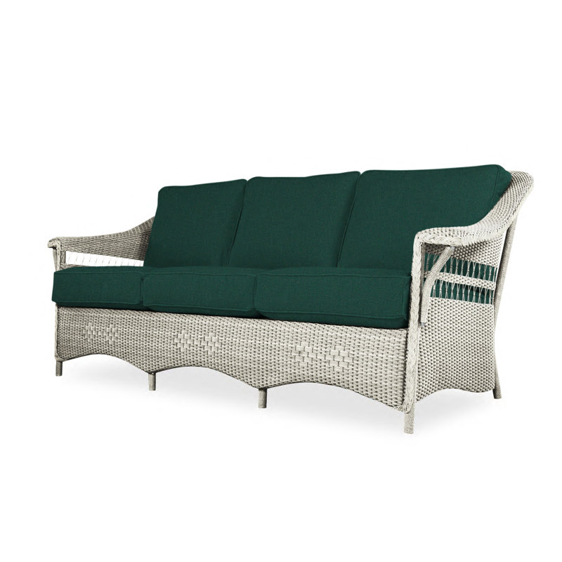 Nantucket Outdoor 3 - Seat Patio Sofa, Burson Domino, Linen