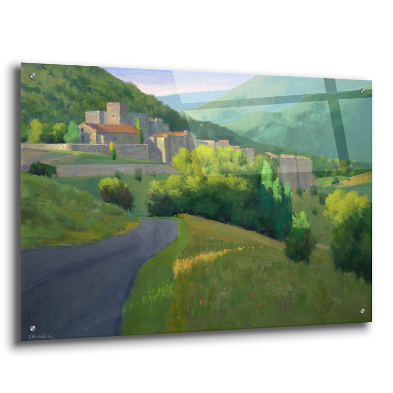 «Early Morning In Aurel On plastique / acrylique» par Ian Roberts, H 24 po x l 36 po x P 0,2 po