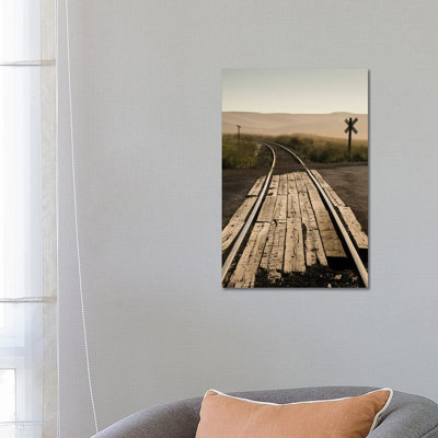États-Unis, Washington State, Palouse, Railroad, Tracks par - Toile tendue