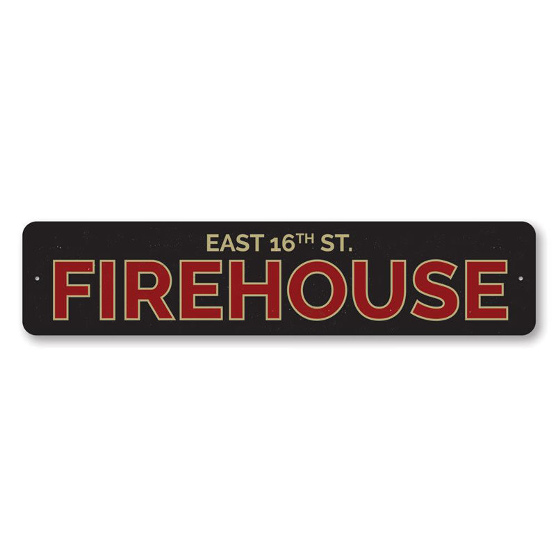 Plaque de rue en aluminium, H 6 po x l 24 po x P 0,063 po