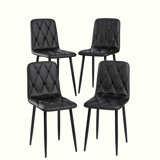 Upholstered Bar Stools Set of 4