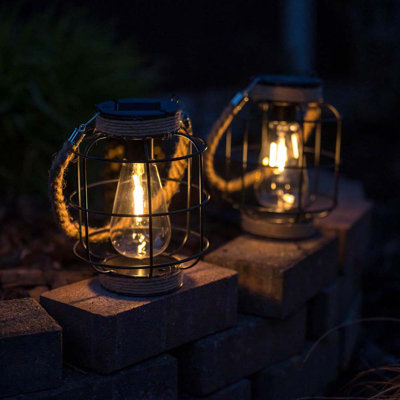 Boyd 40cm Solar Powered Integrated LED Outdoor Lantern