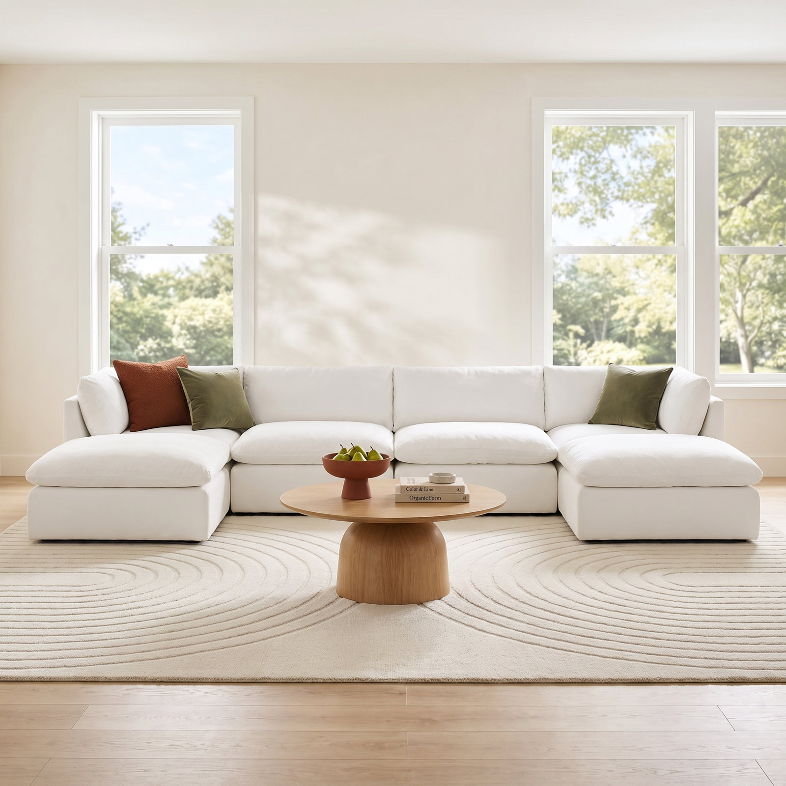 Davos Modular Upholstered Chaise U-Sectional