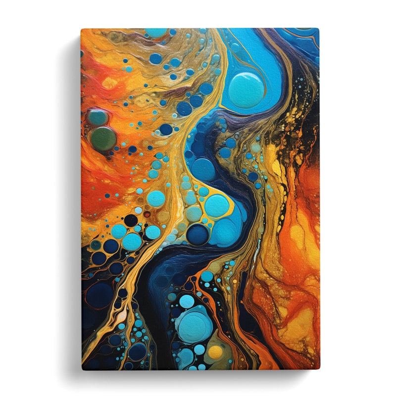 Stream Abstract - No Frame Print, 50cm H x 35cm W x 3cm D