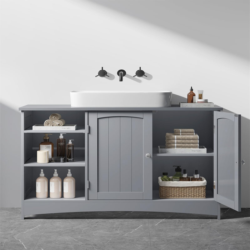 Carpen Bathroom Cabinet, in Grey