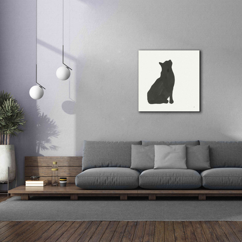 «Black Cat III» par Chris Paschke, H 37 po x l 37 po x P 1,5 po
